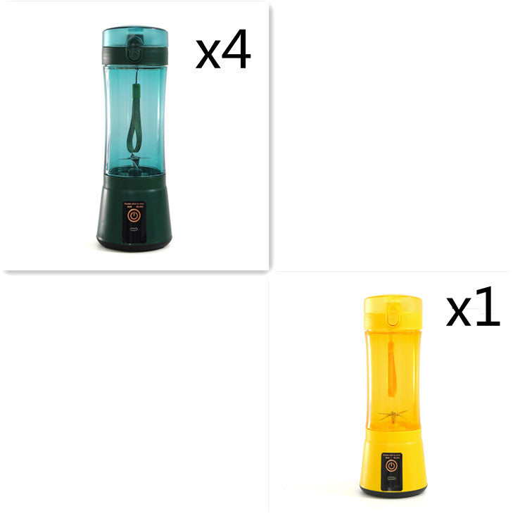Portable Electric Fruit Juicer Wireless USB Rechargeable Mini Mixer Multifunction Summer Smoothie Blender Machine Kitchen Supplies THRU7
