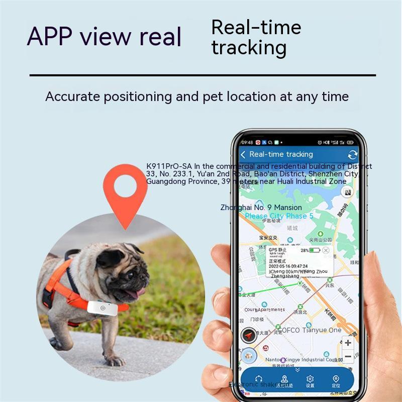 4G Pet Locator GPS BeiDou Dogs And Cats Sheep Anti-lost Waterproof Collar Remote Positioning Tracker THRU7
