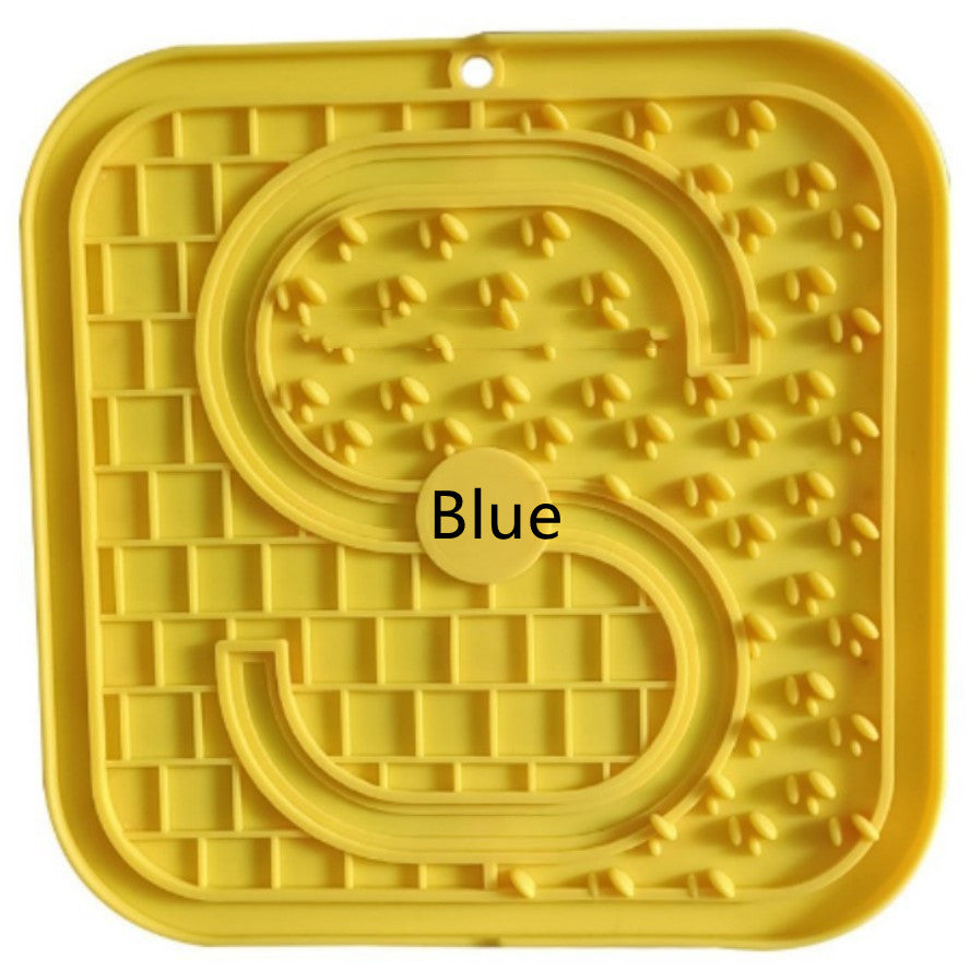 Fashion Simple Silicone Pet Slow Food Mat THRU7