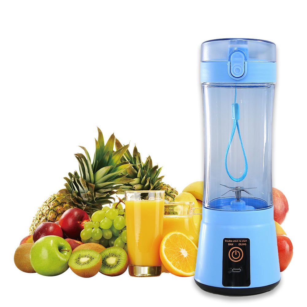 Portable Electric Fruit Juicer Wireless USB Rechargeable Mini Mixer Multifunction Summer Smoothie Blender Machine Kitchen Supplies THRU7