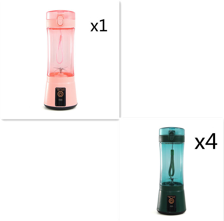 Portable Electric Fruit Juicer Wireless USB Rechargeable Mini Mixer Multifunction Summer Smoothie Blender Machine Kitchen Supplies THRU7