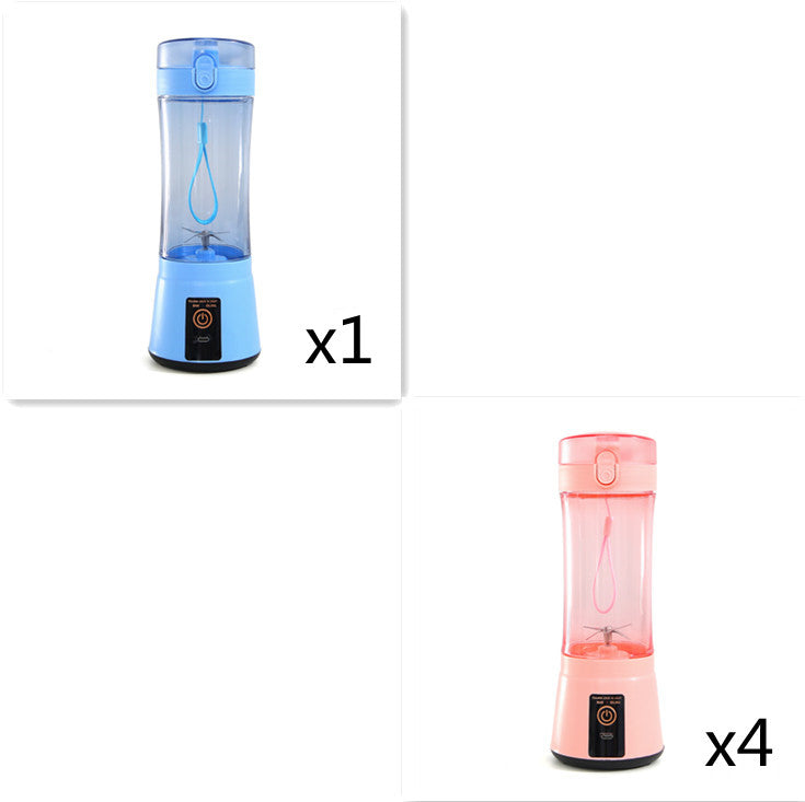 Portable Electric Fruit Juicer Wireless USB Rechargeable Mini Mixer Multifunction Summer Smoothie Blender Machine Kitchen Supplies THRU7
