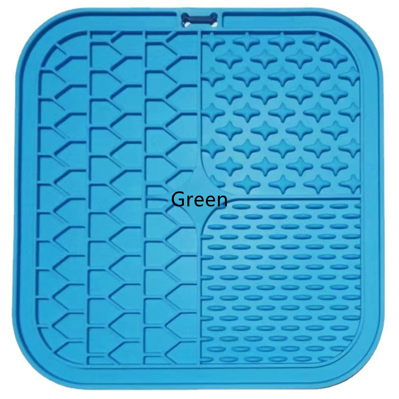 Fashion Simple Silicone Pet Slow Food Mat THRU7