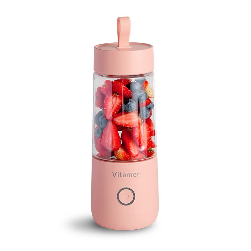 350ml Portable Blender Juicer Electric USB Rechargeable Mixer Smoothie Slushy Cup Juice Blender Bottle USB Charging Kitchen Gadgets THRU7
