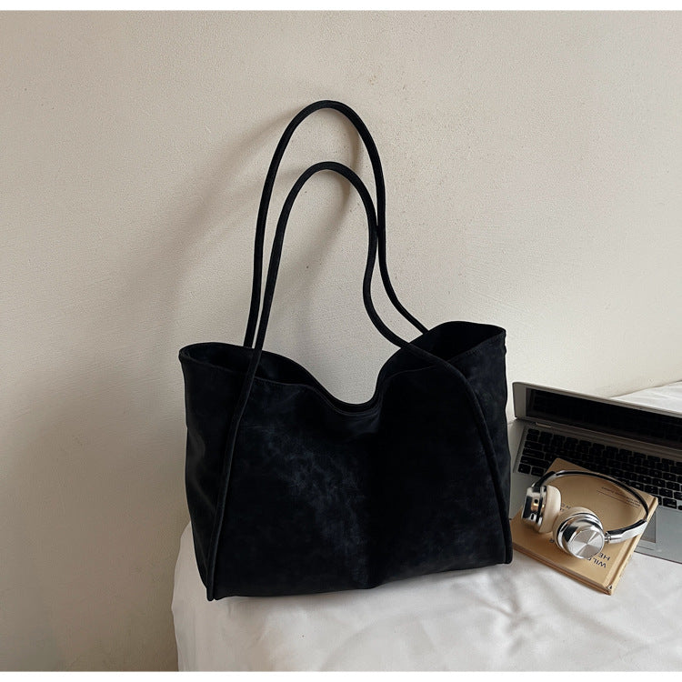 Retro-style Fashionable Minimalist Womens Shoulder Bag THRU7