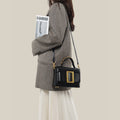Womens Sleek High-end Patent Leather Crossbody Bag THRU7