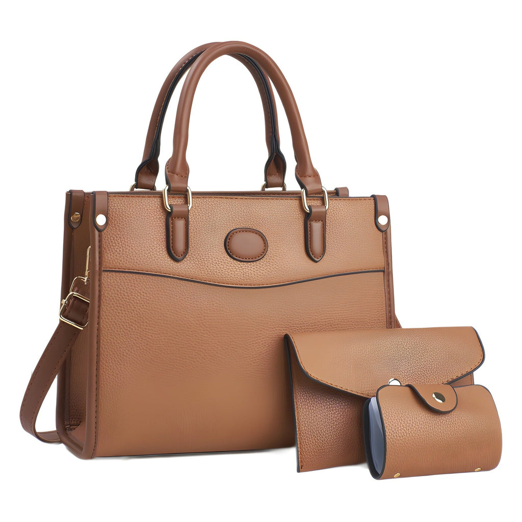 Stylish Three-Piece Shoulder Bag Set For Women Mother-and-Child Bags THRU7