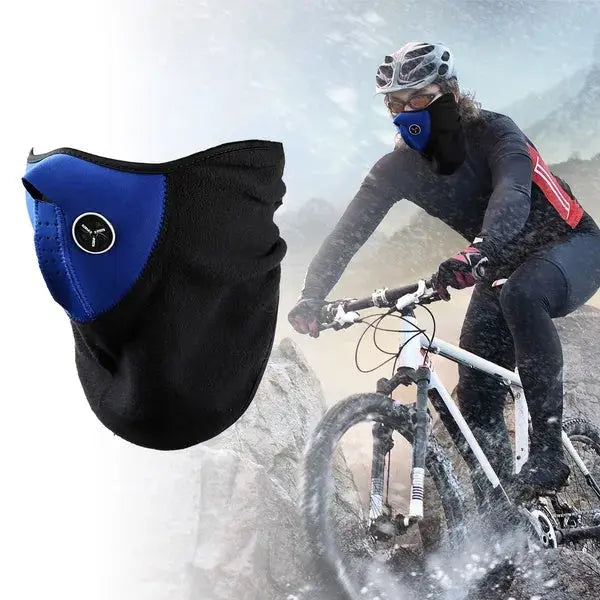 Half Face Mask Breathable Windproof Dustproof Neck Warmer For Bike Motorcycle Racing THRU7