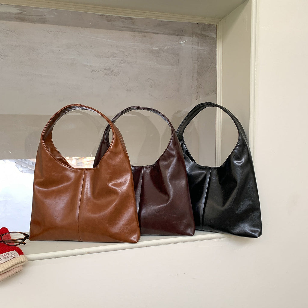 Large Capacity Soft Leather Handbag For Women THRU7