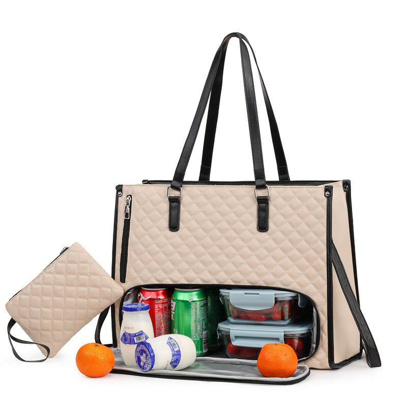 2in1 Tote And Lunch Bag Combo  Extra-large Tote THRU7