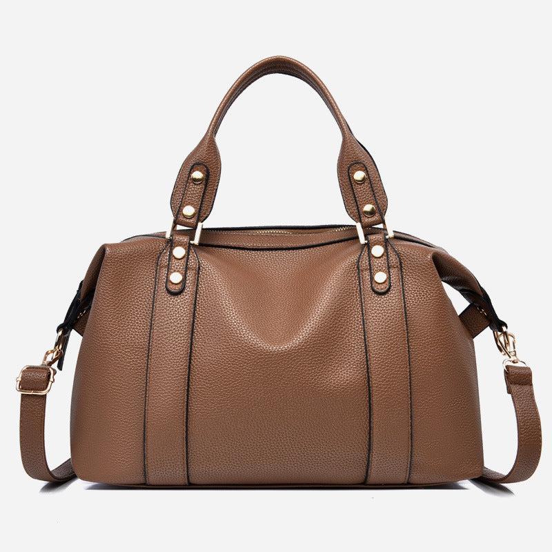Retro Simple Large-Capacity Shoulder Crossbody Bag THRU7