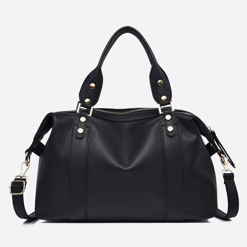 Retro Simple Large-Capacity Shoulder Crossbody Bag THRU7