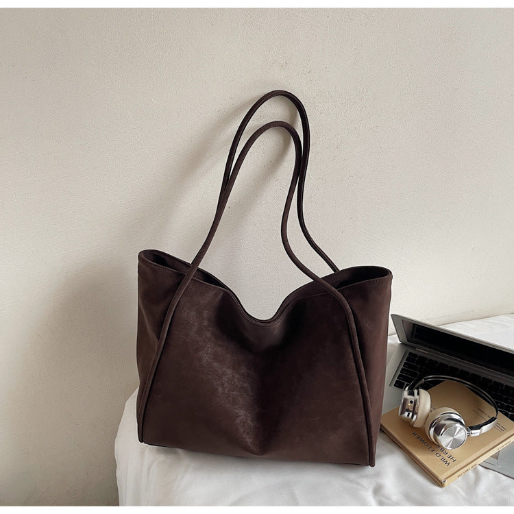Retro-style Fashionable Minimalist Womens Shoulder Bag THRU7