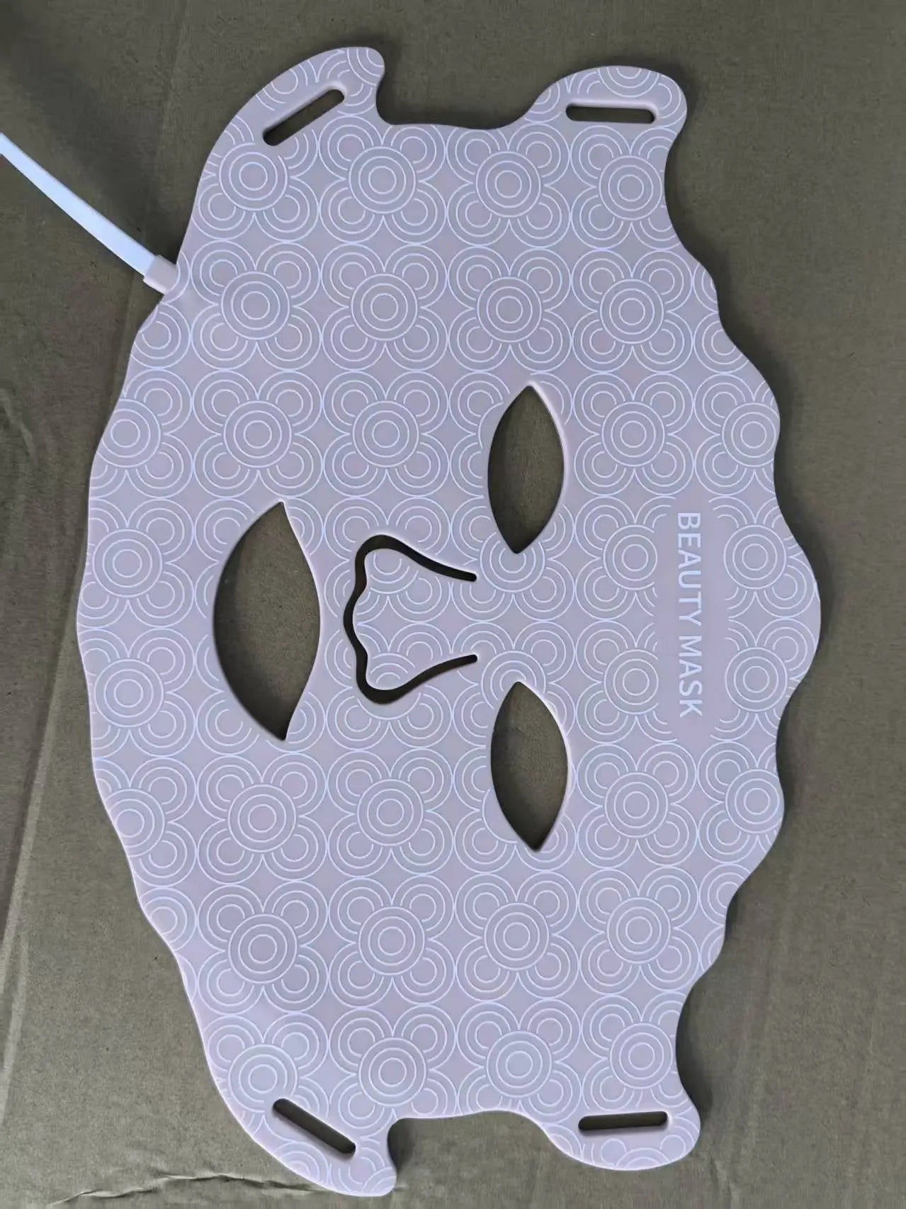 Red Light LED Facial Photon Rejuvenation Device With Silicone Beauty Mask THRU7