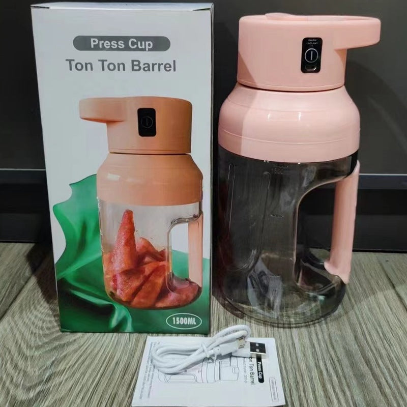 New Arrival Summer Electric Juicer Portable Large Capacity 1500ml Juice USB Rechargeable Electric Portable Blender Kitchen Gadgets THRU7
