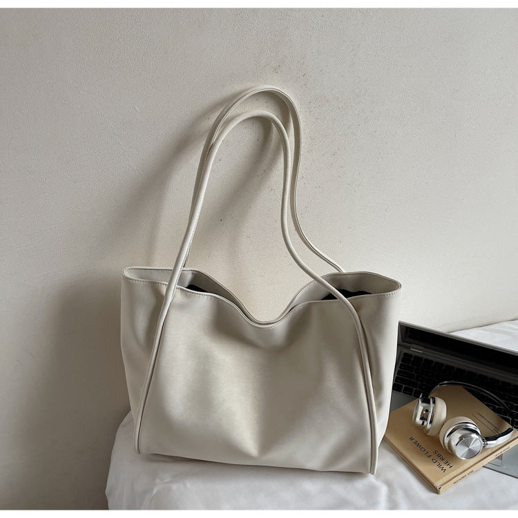 Retro-style Fashionable Minimalist Womens Shoulder Bag THRU7