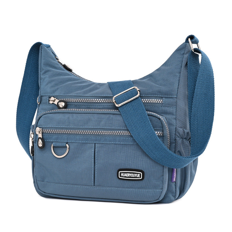 Nylon Womens Water-resistant Crossbody Bag THRU7