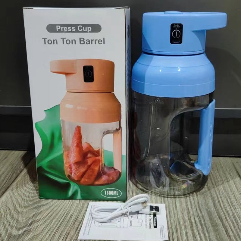 New Arrival Summer Electric Juicer Portable Large Capacity 1500ml Juice USB Rechargeable Electric Portable Blender Kitchen Gadgets THRU7