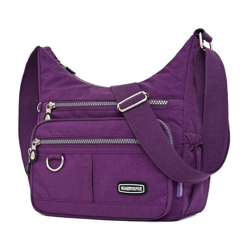 Nylon Womens Water-resistant Crossbody Bag THRU7