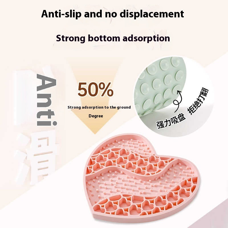 Dog Licking Mat Pet Silicone Slow Food Mat THRU7
