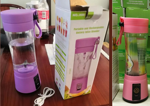Portable Blender With USB Rechargeable Mini Kitchen Fruit Juice Mixer Home Simple Portable Electric Mini Juicer THRU7