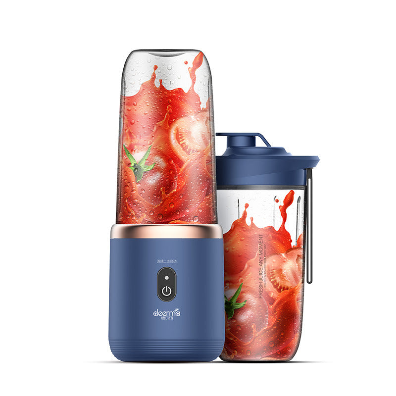 6blade Mini Juicer Cup Extractor Smoothie USB Charging Fruit Squeezer Blender THRU7
