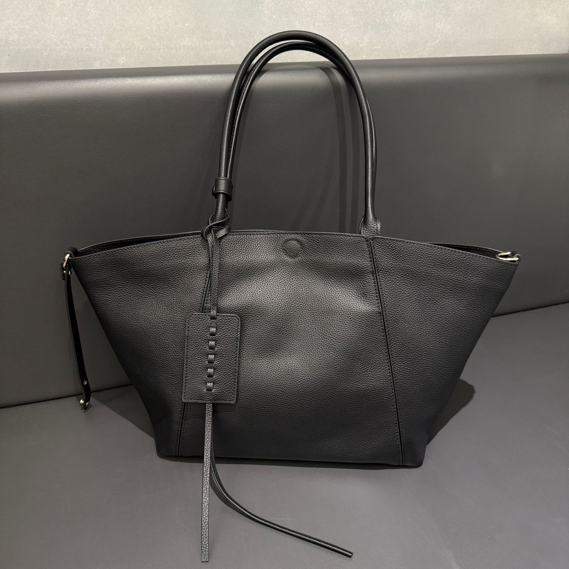 Single-Shoulder Genuine Leather Crossbody Bag Commuter All-Match Womens Bag THRU7