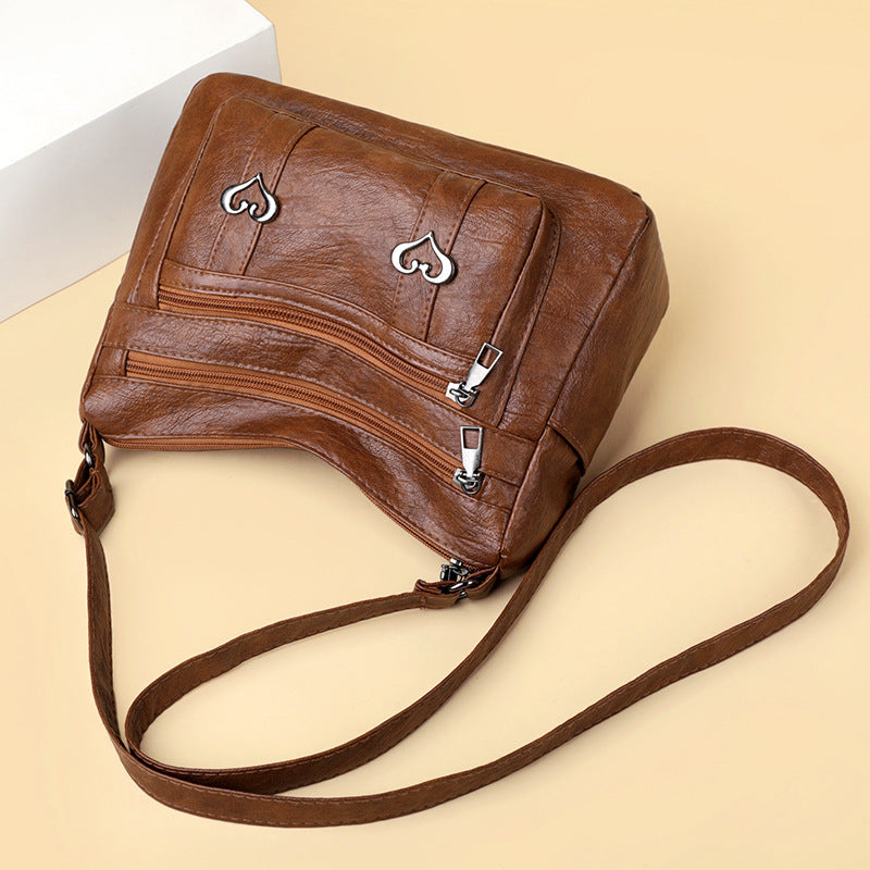 Retro Trendy Versatile Crossbody Bag THRU7