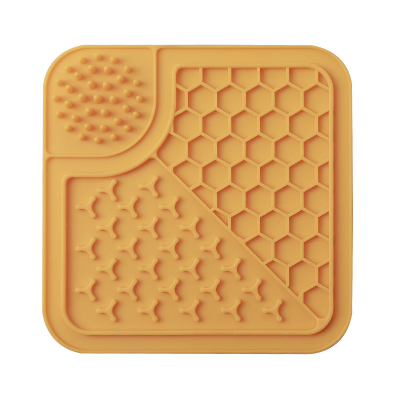 Silicone Pet Lick Pad Silicone Slow Food Pad THRU7