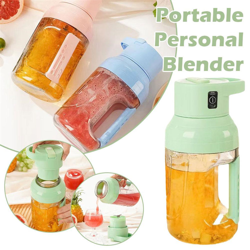 New Arrival Summer Electric Juicer Portable Large Capacity 1500ml Juice USB Rechargeable Electric Portable Blender Kitchen Gadgets THRU7