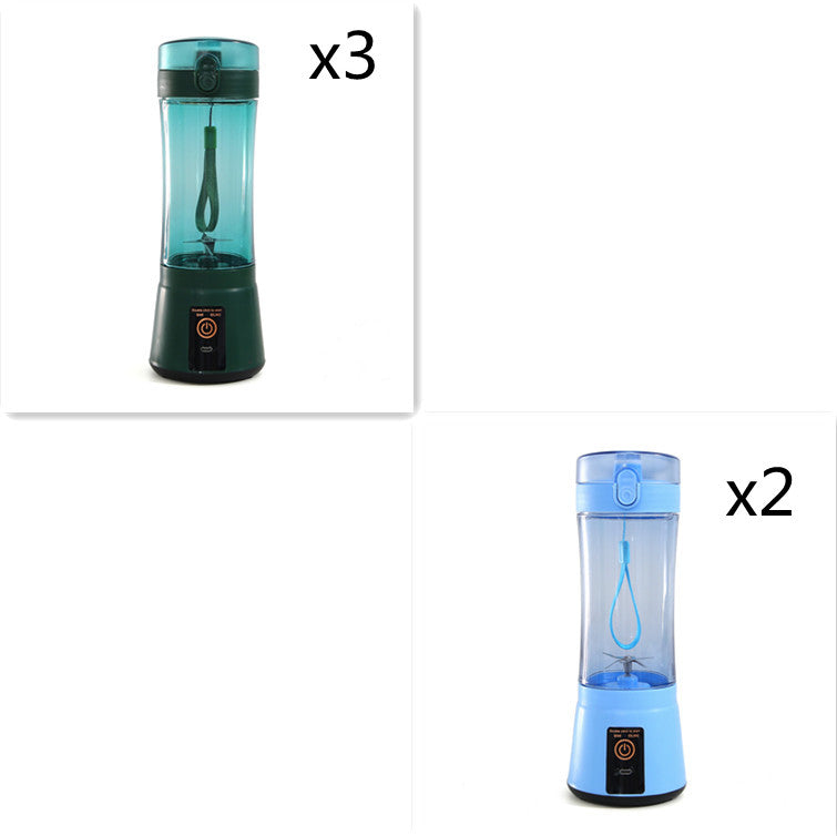 Portable Electric Fruit Juicer Wireless USB Rechargeable Mini Mixer Multifunction Summer Smoothie Blender Machine Kitchen Supplies THRU7