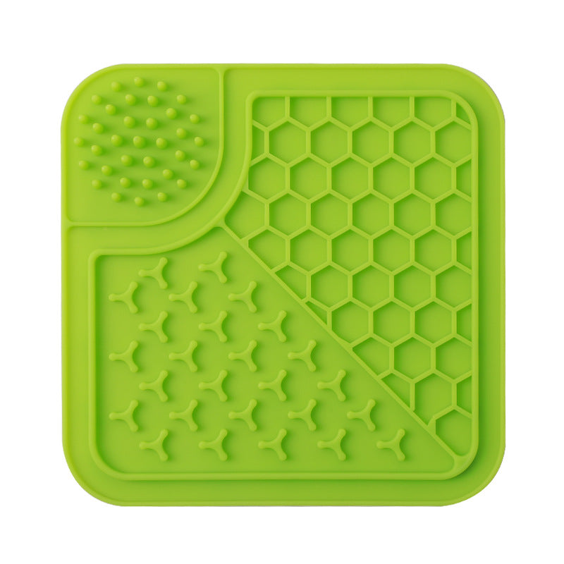 Silicone Pet Lick Pad Silicone Slow Food Pad THRU7
