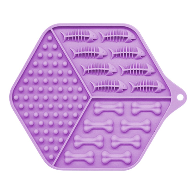 Pet feeding device dog lick pad THRU7