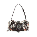 Edgy Y2k-style Single-shoulder Commuter Crossbody Biker Bag THRU7