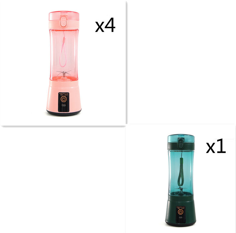 Portable Electric Fruit Juicer Wireless USB Rechargeable Mini Mixer Multifunction Summer Smoothie Blender Machine Kitchen Supplies THRU7