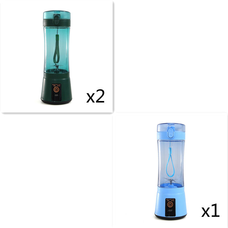 Portable Electric Fruit Juicer Wireless USB Rechargeable Mini Mixer Multifunction Summer Smoothie Blender Machine Kitchen Supplies THRU7