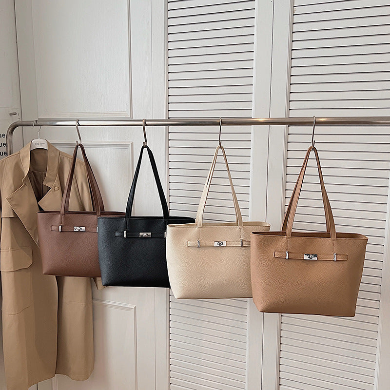 Simple Versatile Large-capacity Tote Bag For Women THRU7