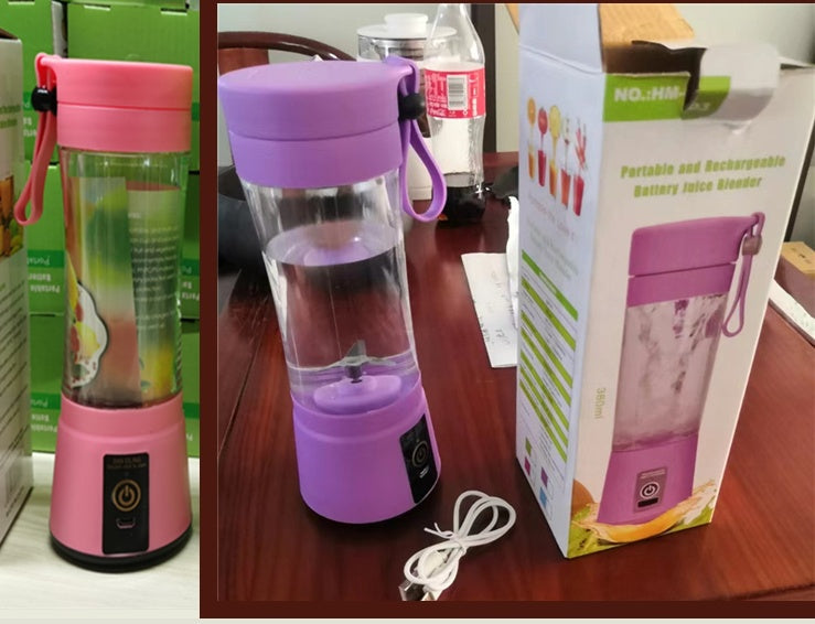 Portable Blender With USB Rechargeable Mini Kitchen Fruit Juice Mixer Home Simple Portable Electric Mini Juicer THRU7