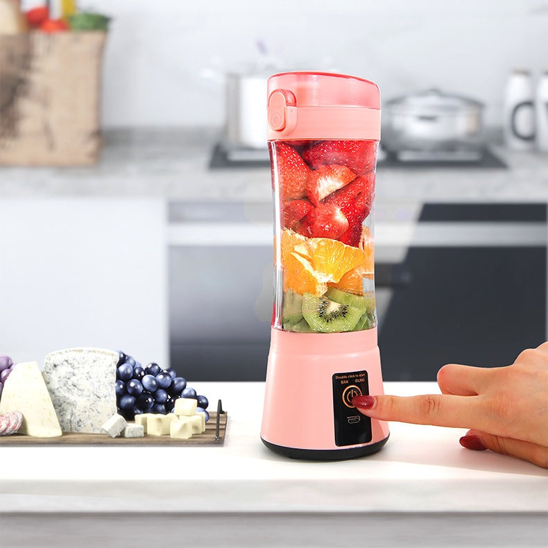 Portable Electric Fruit Juicer Wireless USB Rechargeable Mini Mixer Multifunction Summer Smoothie Blender Machine Kitchen Supplies THRU7