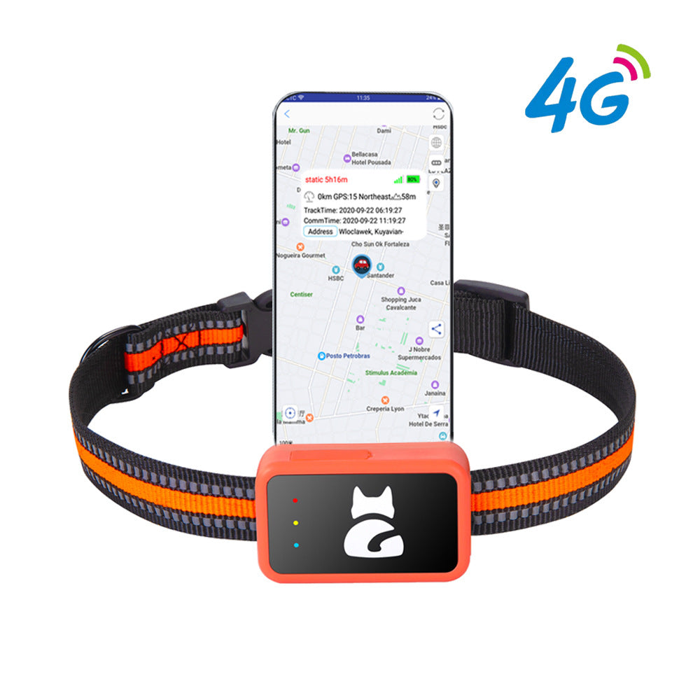 GPS Locator Pet Collar Dog Cat Animal Anti-lost Anti-theft Tracker THRU7