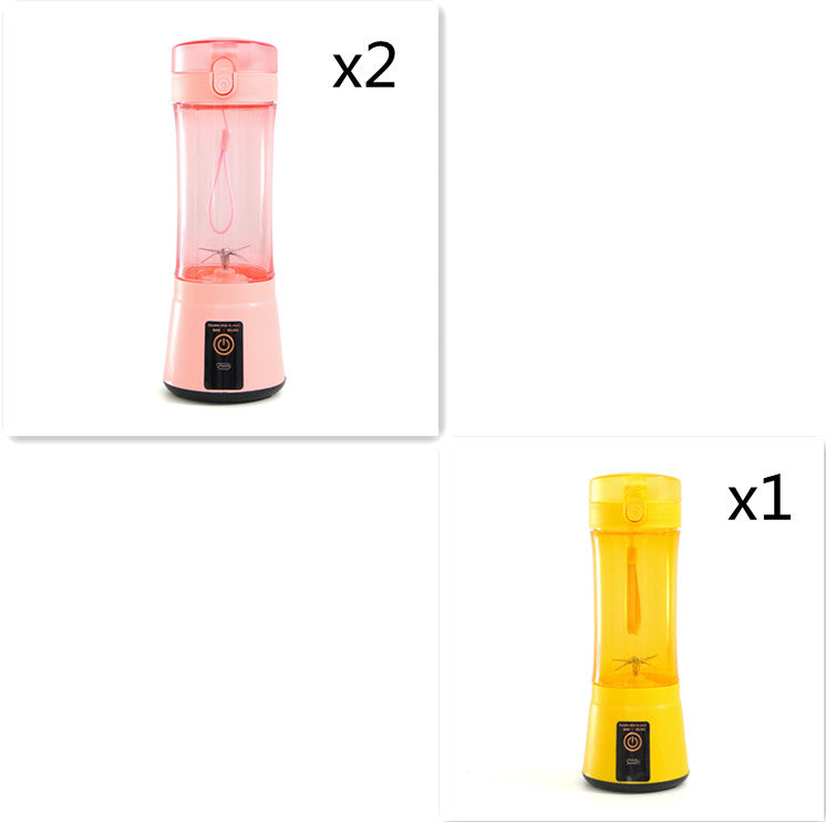 Portable Electric Fruit Juicer Wireless USB Rechargeable Mini Mixer Multifunction Summer Smoothie Blender Machine Kitchen Supplies THRU7