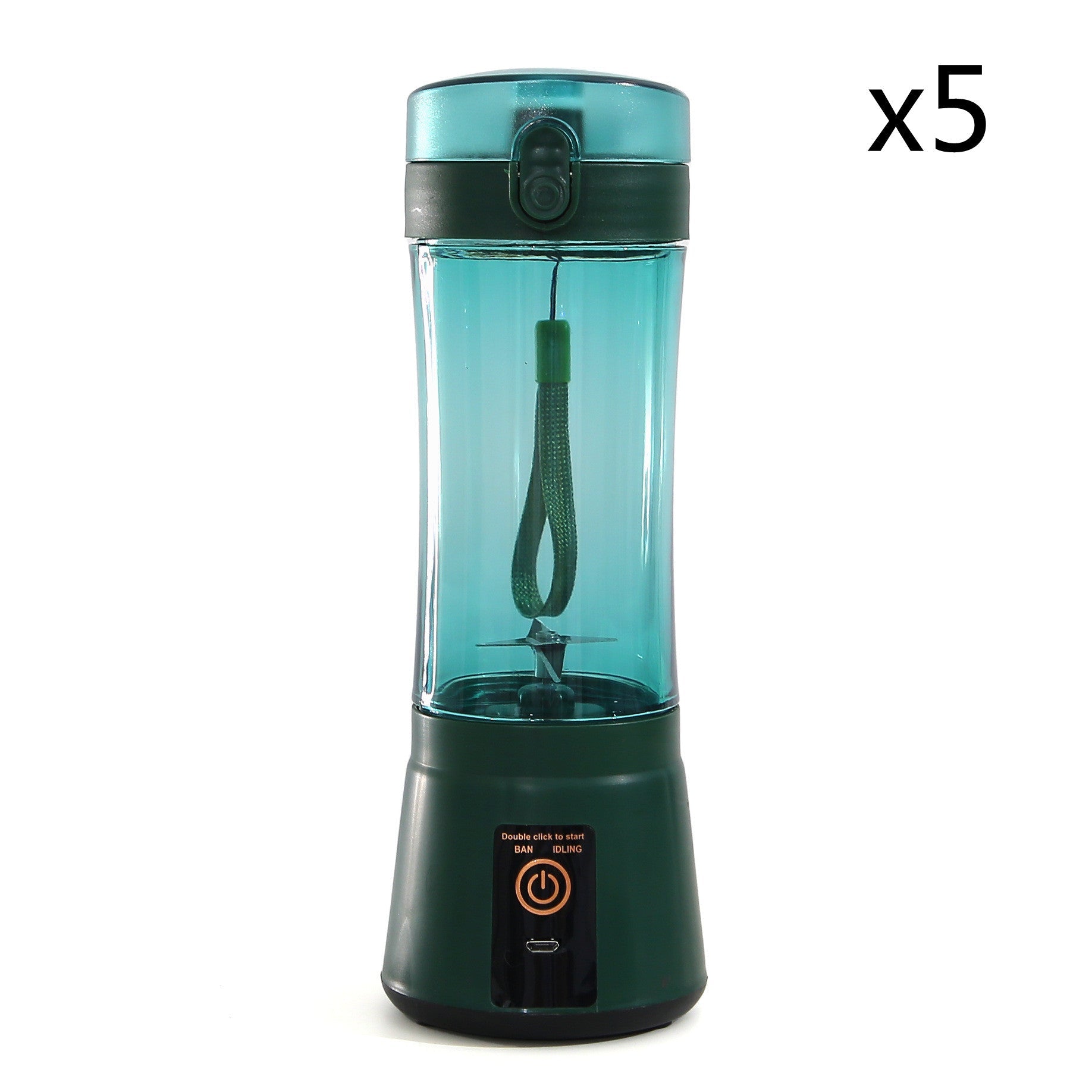 Portable Electric Fruit Juicer Wireless USB Rechargeable Mini Mixer Multifunction Summer Smoothie Blender Machine Kitchen Supplies THRU7