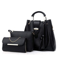 Womens Purse And Handbag 3Pcs Bag Set Tassel Tote Clutch Satchel Top Handle Shoulder Bag THRU7