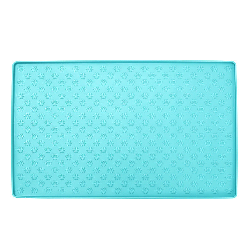 Spot Pet Mat, Waterproof And Easy To Clean Silicone Dog Mat, Cat Mat, Square Pet Placemat, Pet Supplies THRU7