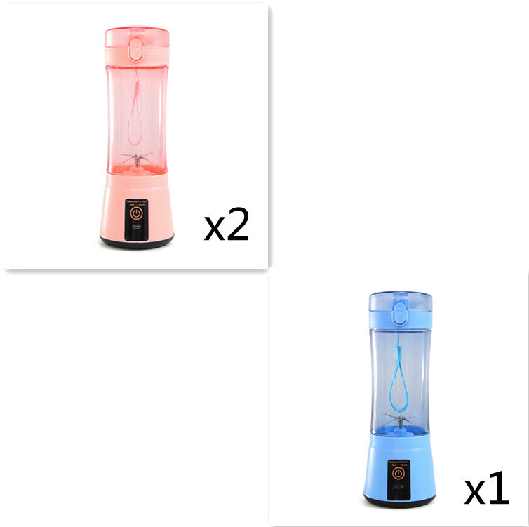 Portable Electric Fruit Juicer Wireless USB Rechargeable Mini Mixer Multifunction Summer Smoothie Blender Machine Kitchen Supplies THRU7