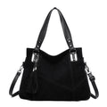 Womens Retro Tassel Zipper Suede Shoulder Crossbody Bag THRU7