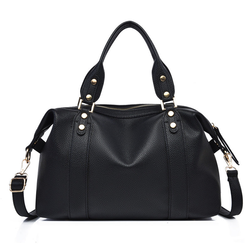 Retro Simple Large-Capacity Shoulder Crossbody Bag THRU7