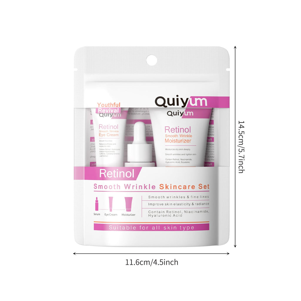 Retinol Skin Care Set 3-piece Facial Care Moisturizing THRU7