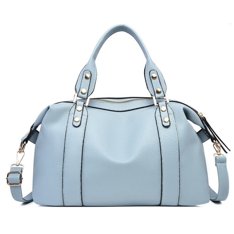 Retro Simple Large-Capacity Shoulder Crossbody Bag THRU7