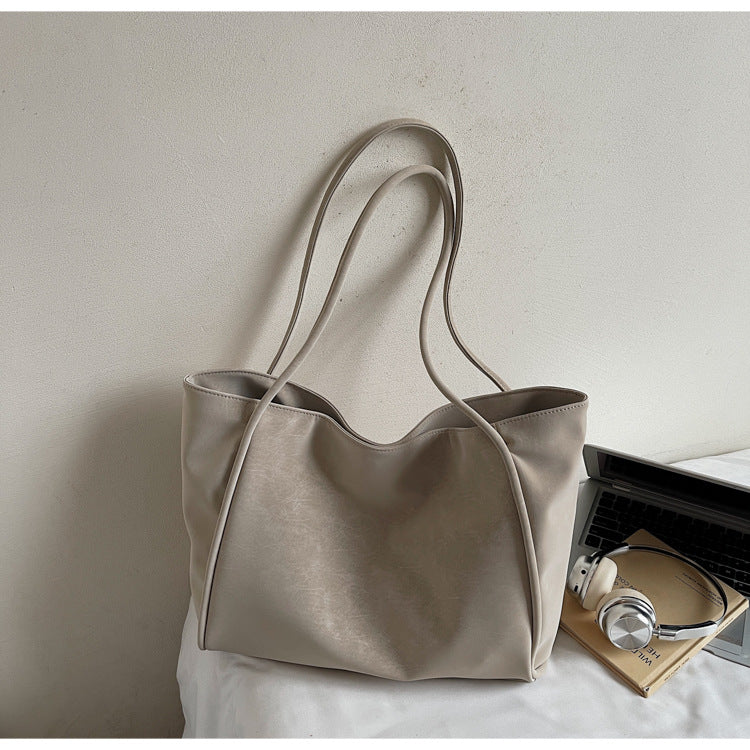 Retro-style Fashionable Minimalist Womens Shoulder Bag THRU7